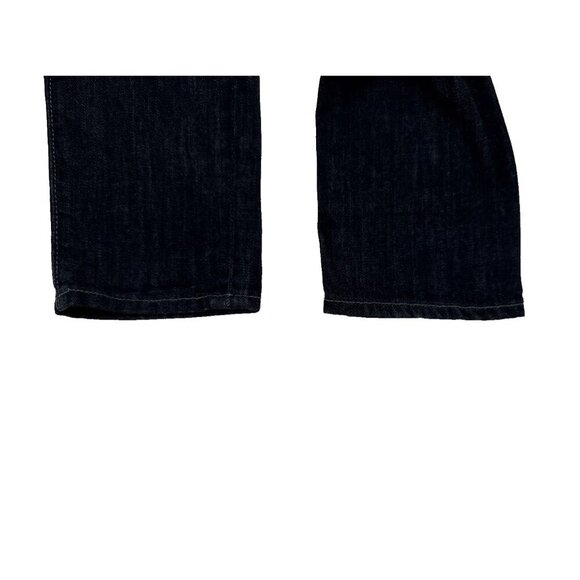 PAIGE jeans size 26 inseam 29 skyline ankle peg stretch low rise denim dark blue - Picture 4 of 11